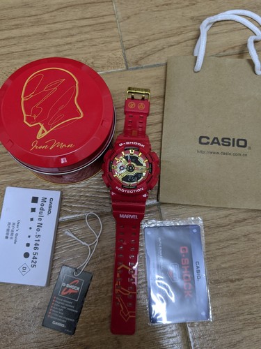 Casio shock 110cb marvel - g-shock, ga-110cb