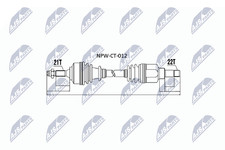 For NTY NPW-CT-012 DRIVE SHAFT