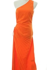 SHEIN Abito monospalla Donna Abito Taglia IT 42 arancio neon stile casual