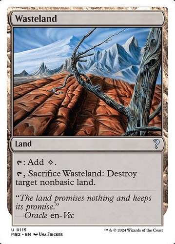 Mtg wasteland 115 exc lande - wasteland,