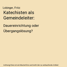 Katechisten als