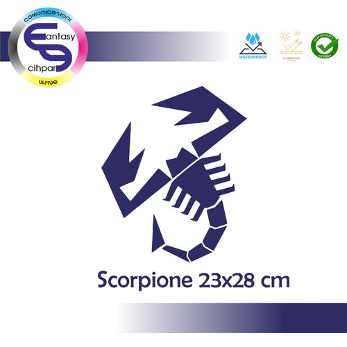 Adesivi scorpione abarth - adesivi,