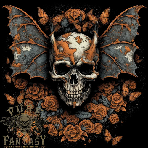 Demonic pipistrello teschio - demonic,