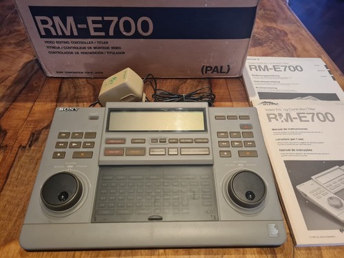 Sony e700 video - rm-e700,