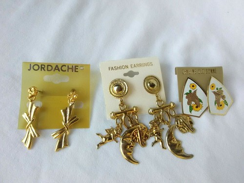 Lotto orecchini tono oro - lotto,