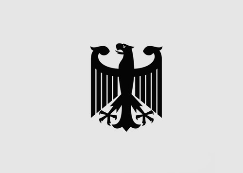 Adesivo auto aquila federale - auto, "aquila