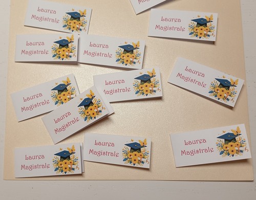 Bigliettini laurea - 20,