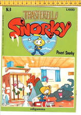 SNORKY - SNORKEL - SNORKS 1986 Sepp Egidamma italy trasferello n.3 usato