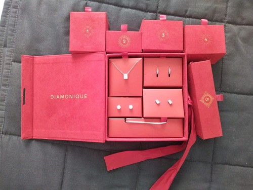 Diamonique set orecchini - diamonique, 5