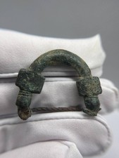 Fibula in Bronzo Decorata -