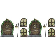 2 set mini finestra modello porta modello luminoso mini scena propus gioielli