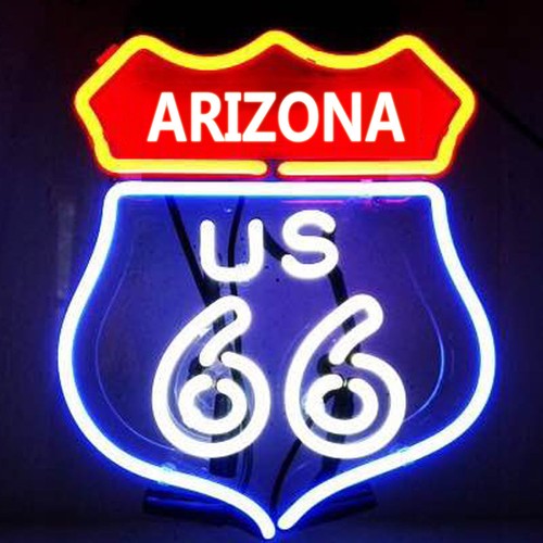 Insegna neon arizona state - arizona,