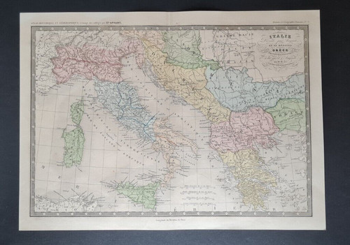 Mappa antica italia - mappa,