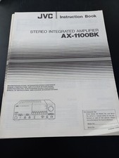 ISTRUZIONI / MANUALE ORIGINALE JVC AX-1100BK AMPLIFICATORE