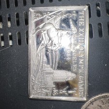 LINGOTTO ARGENTO 925 DELLA XXIII OLIMPIADE DI LOS ANGELES 1984 INTERCOINS gr. 50