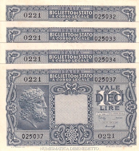 Luogotenenza 10 lire - 10,