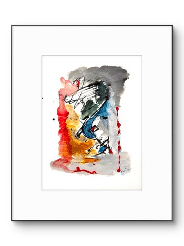 Carta originale astratta - , 9x12
