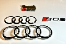 AUDI SQ5 Stemma Anteriore  Calandra Cromata / Stemma Posteriore Cromata