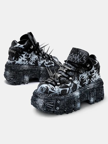 Sneakers punk platform - , metallo