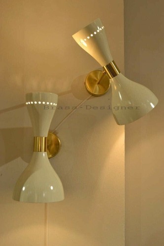 Lampada parete ottone - da, in