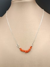 Collana donna corallo rosso di