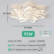 Lampadario led fiore