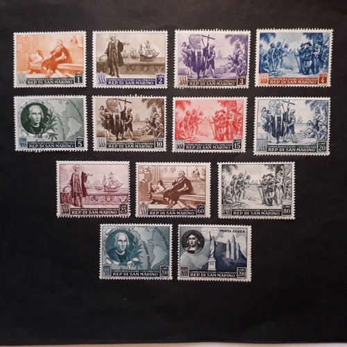 San marino 1952 colombo - marino,