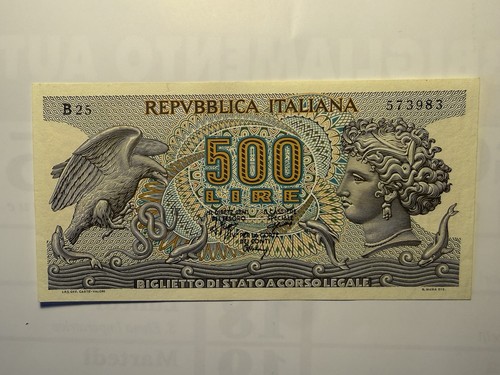 500 lire aretusa decr - aretusa,