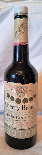 Bottiglia cherry brandy gio - bottiglia,
