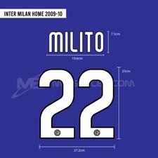 Stampa MILITO #22 Inter Milan