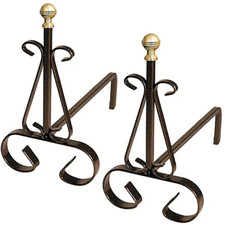 COPPIA DI ALARI IN FERRO