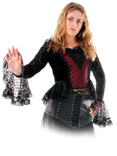Corsetto Gotico Larp Dark