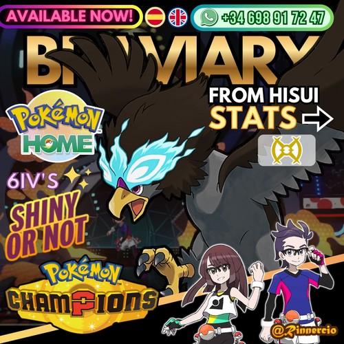 Braviary hisui 6ivs - braviary,