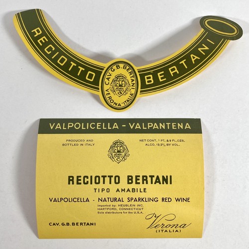 Reciotto bertani tipo - bertani, amabile
