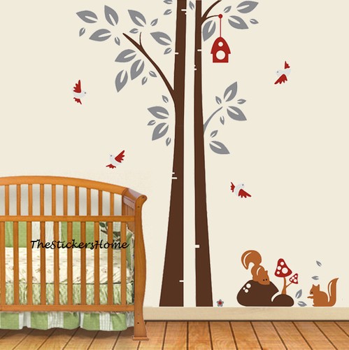 Adesivi murali grande albero - grande,