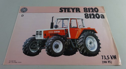 Prospekt originale steyr - prospekt,