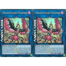 KNIGHTMARE PHOENIX 2x • Ultra R Emblema • BLMM EN091 • 1Ed • Yugioh! • ANDYCARDS