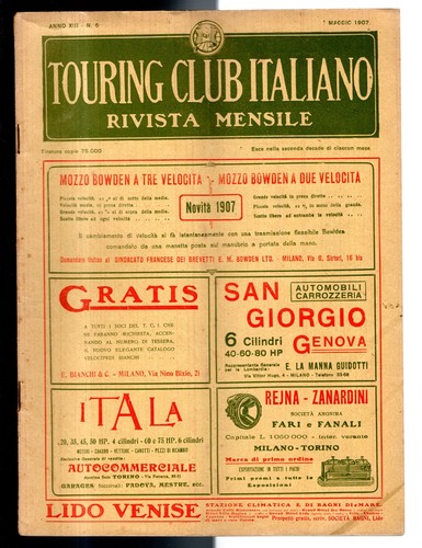 Touring club italiano n 5 - italiano,