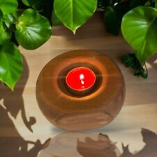 Porta Candele In Legno Fatto A Mano