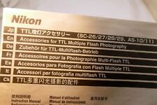 Nikon SC-26 27 28 29