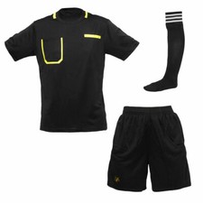  Kit Arbitro Calcio - Maglia, Pantaloncini, Calze Uniforme, Kit Arbitro Rugby