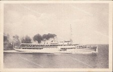 am428 cartolina il piroscafo