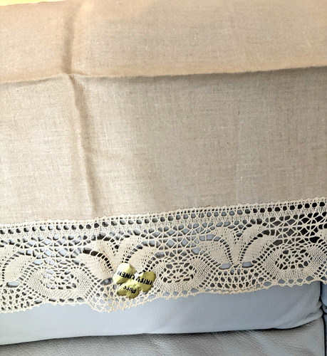 Vintage beige irish - irish, linen