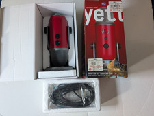 Microfono Blue Yeti rosso