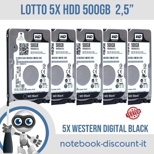 Lotto hdd western - hdd, 2,5"
