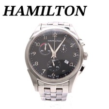 Hamilton Jazzmaster Cronografo H386120 Acciaio Inox 40mm Quadrante Nero