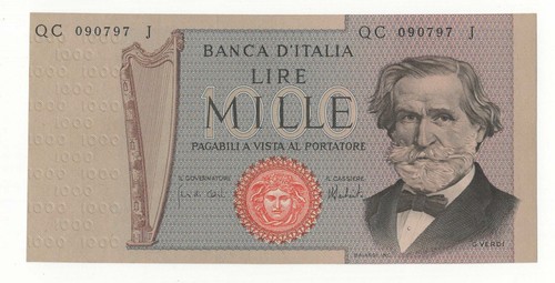 1000 lire giuseppe verdi - giuseppe, ii