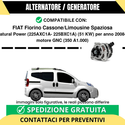 Alternatore fiat fiorino - fiat,