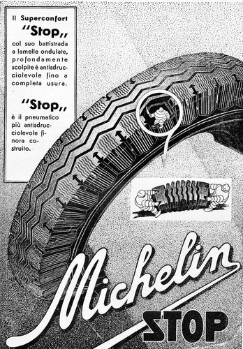 Pubblicita 1935 michelin - pubblicita'1935,