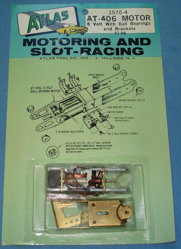 Atlas slot car racing - car, telaio